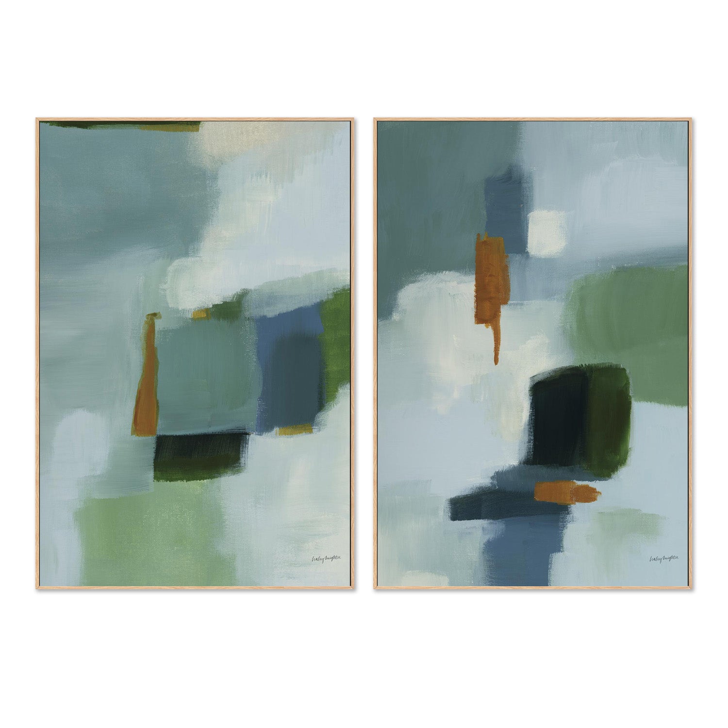 wall-art-print-canvas-poster-framed-Wild Moment, Style A & B, Set Of 2-4