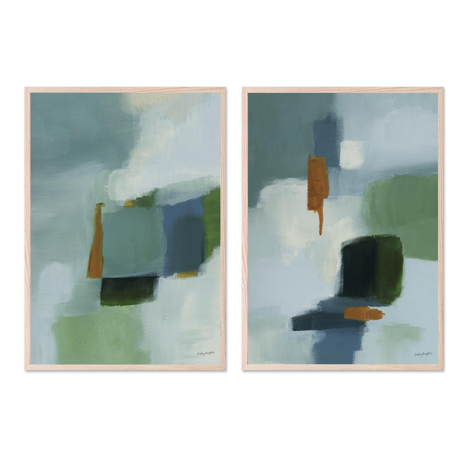 wall-art-print-canvas-poster-framed-Wild Moment, Style A & B, Set Of 2-6