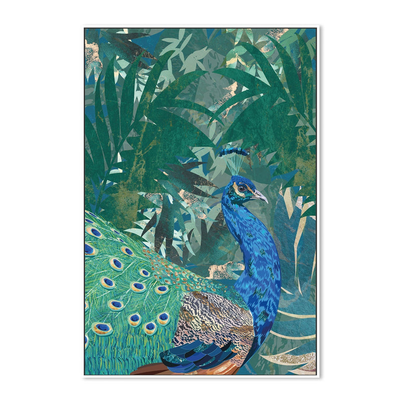 wall-art-print-canvas-poster-framed-Wild Peacock , By Sarah Manovski-GIOIA-WALL-ART