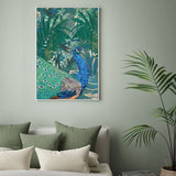 wall-art-print-canvas-poster-framed-Wild Peacock , By Sarah Manovski-GIOIA-WALL-ART