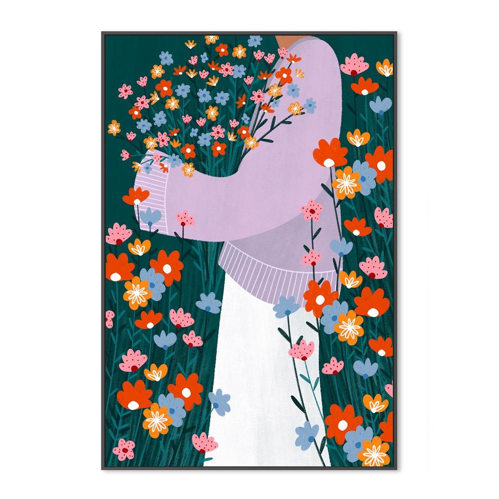 wall-art-print-canvas-poster-framed-Wildflower Garden-3