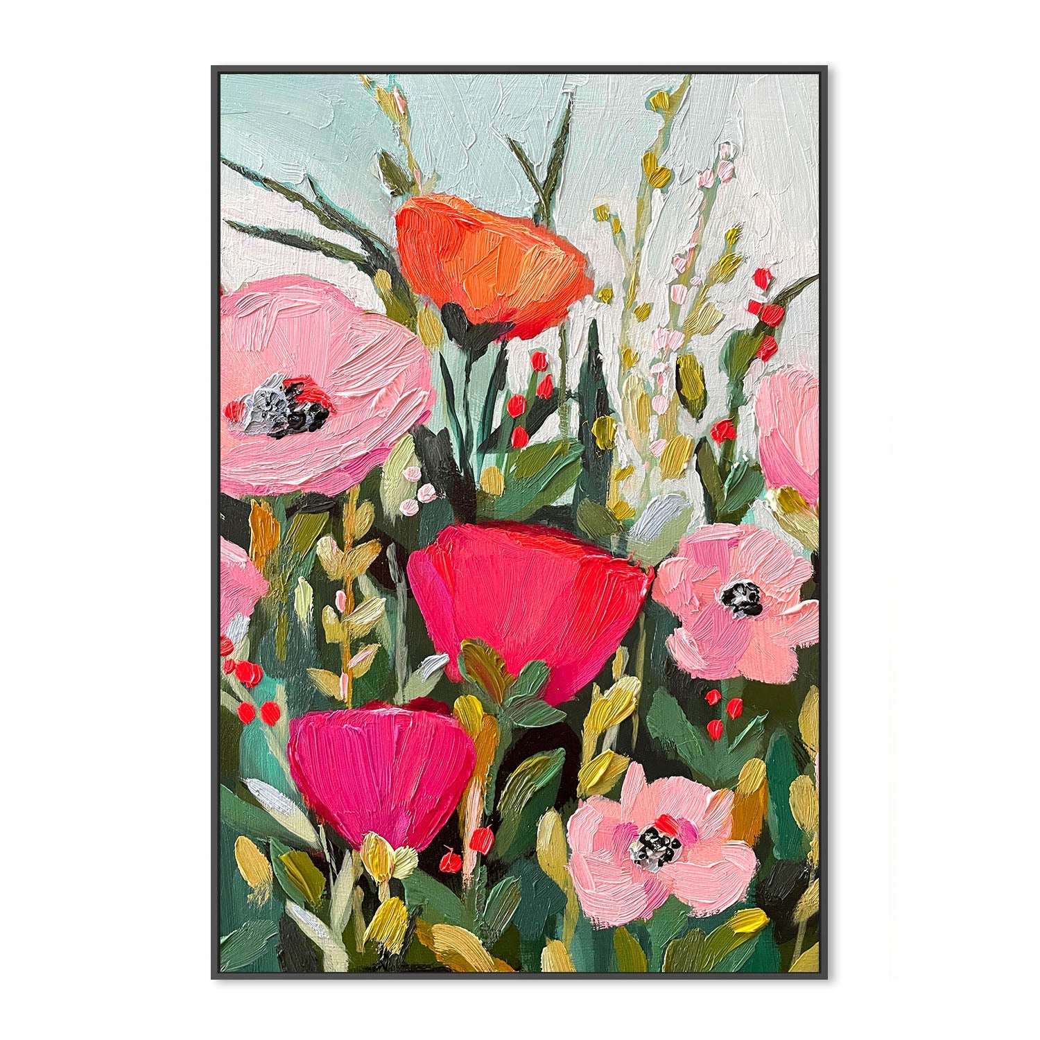 wall-art-print-canvas-poster-framed-Wildflowers In The Mist , By Kelly Angelovic-3