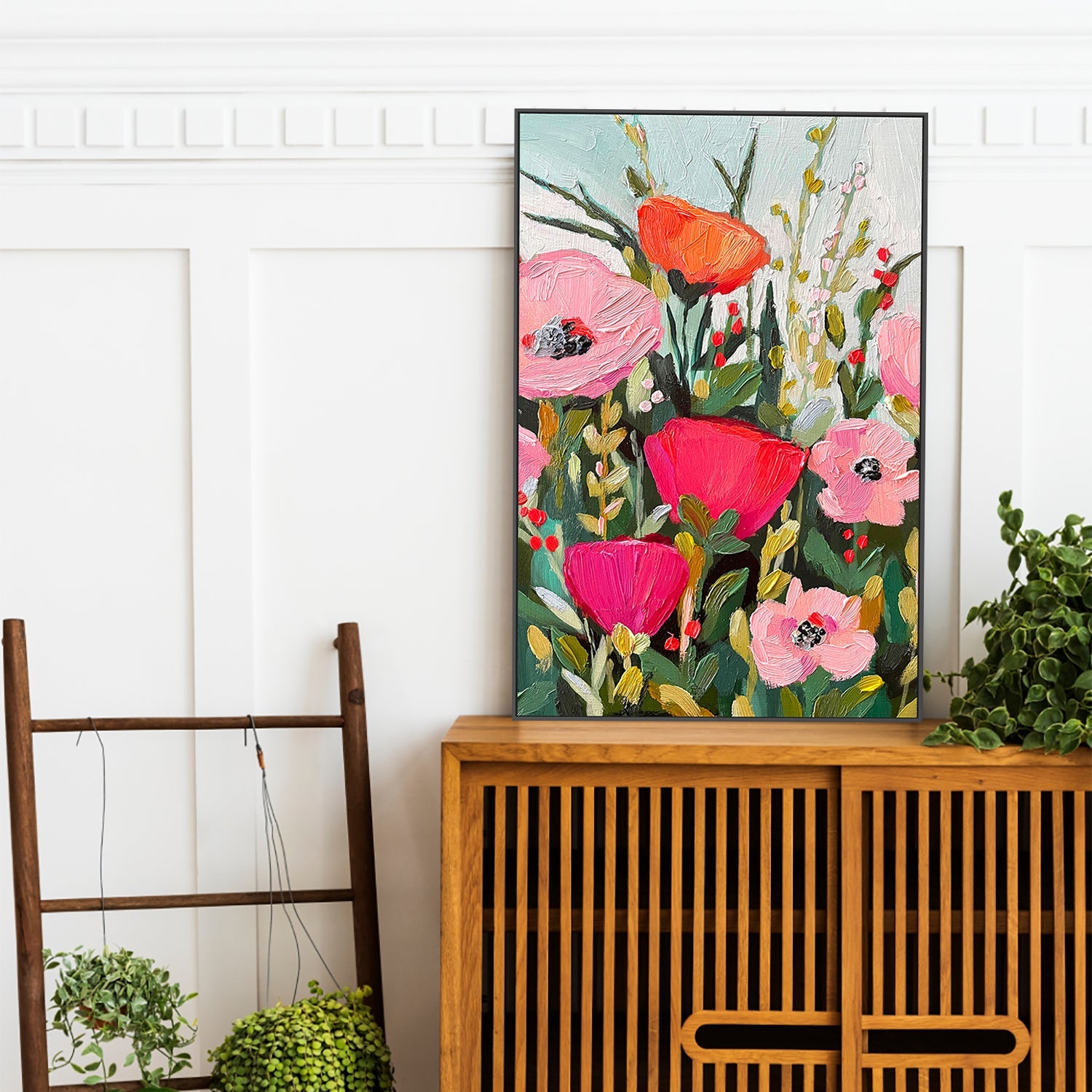 wall-art-print-canvas-poster-framed-Wildflowers In The Mist , By Kelly Angelovic-7