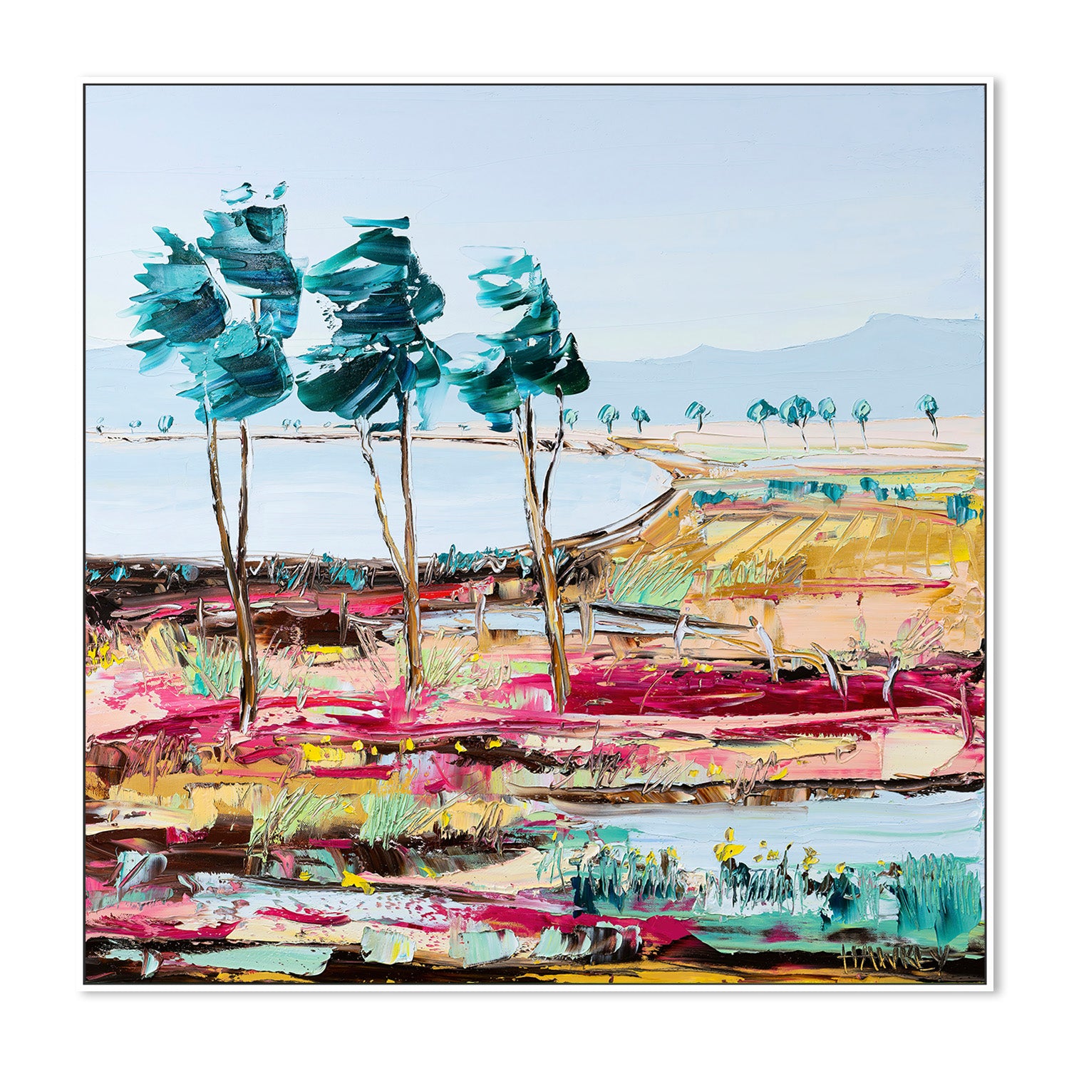 wall-art-print-canvas-poster-framed-Windswept Pastures-5