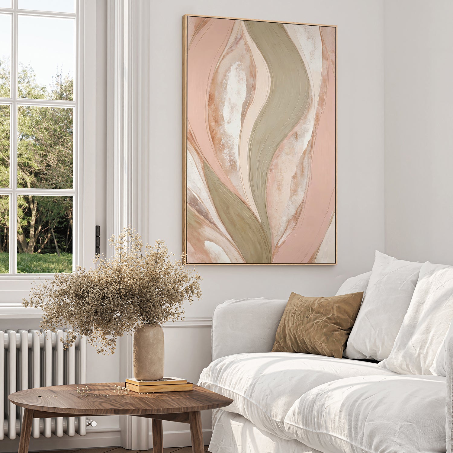 wall-art-print-canvas-poster-framed-Windswept Petals-7