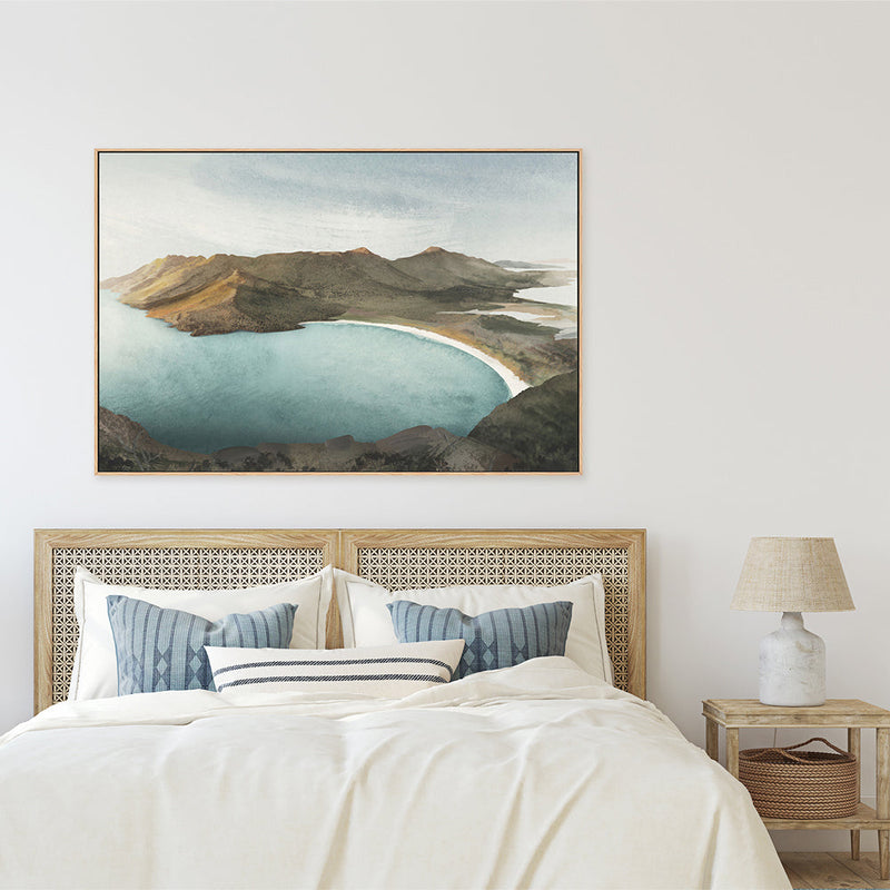 wall-art-print-canvas-poster-framed-Wineglass Bay Sunrise Tasmania , By Dear Musketeer Studio-GIOIA-WALL-ART