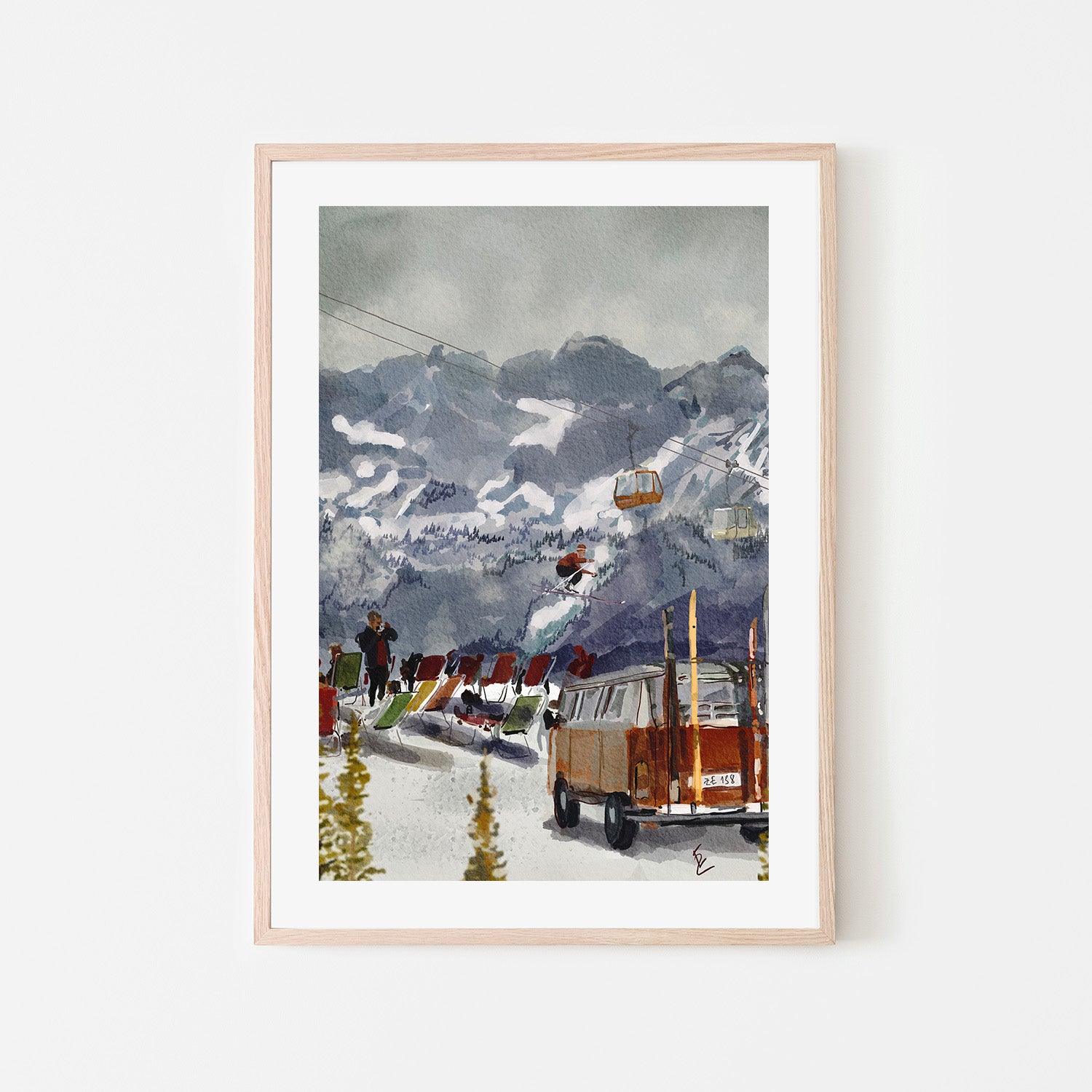 wall-art-print-canvas-poster-framed-Winter beach-6