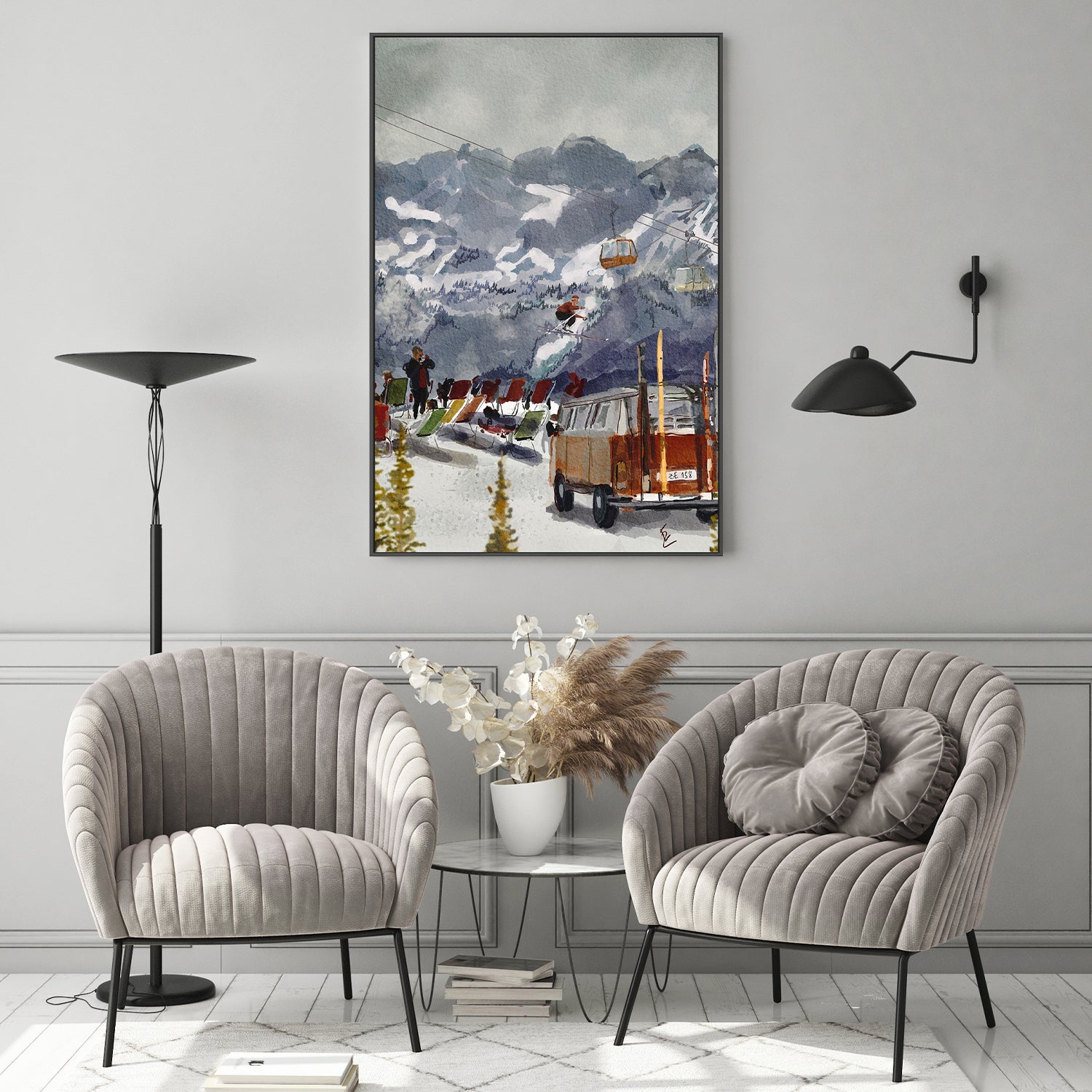 wall-art-print-canvas-poster-framed-Winter beach-7