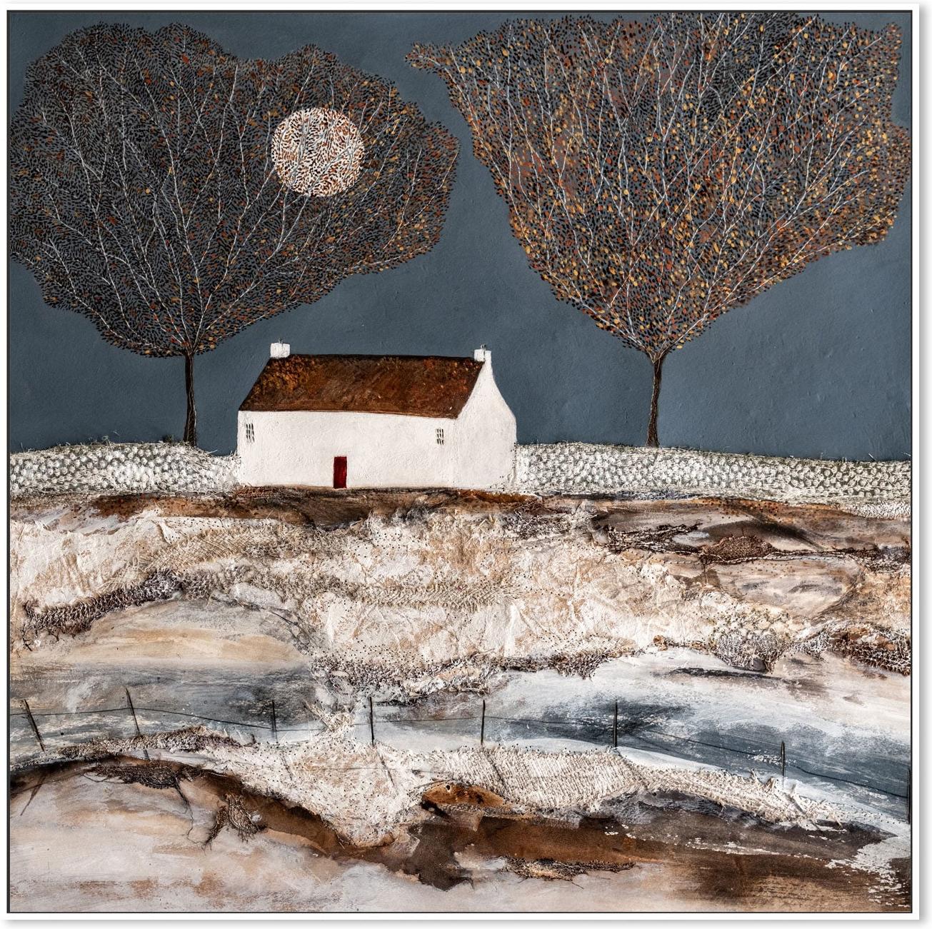 wall-art-print-canvas-poster-framed-Winter was upon us , By Louise O'Hara-1