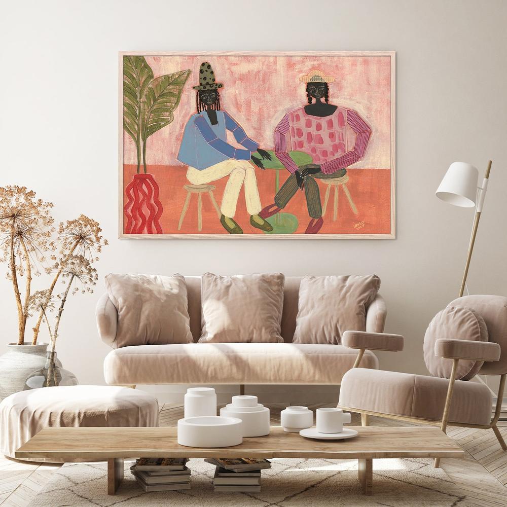 wall-art-print-canvas-poster-framed-With a Friend-8