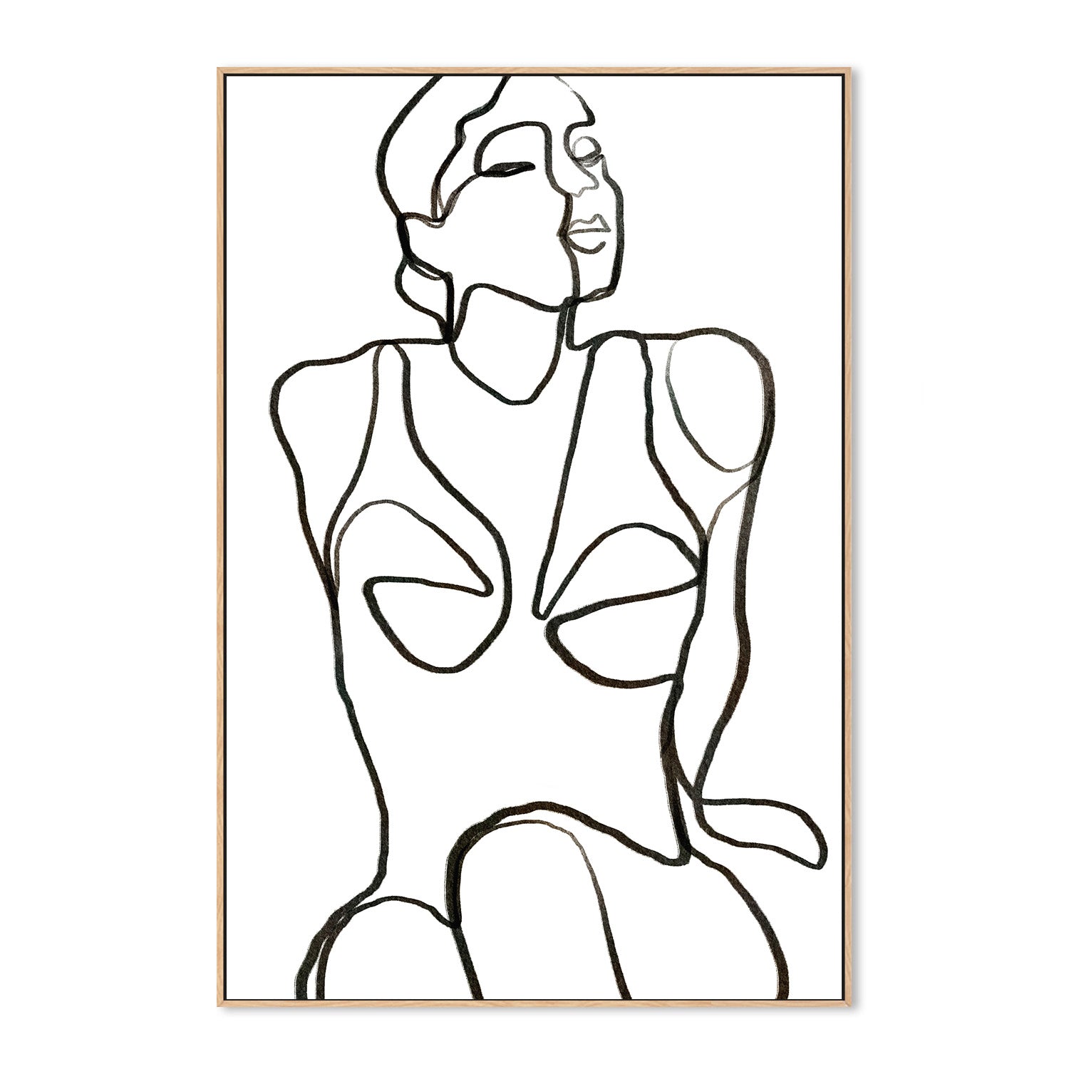 wall-art-print-canvas-poster-framed-Woman Body Line Art-4