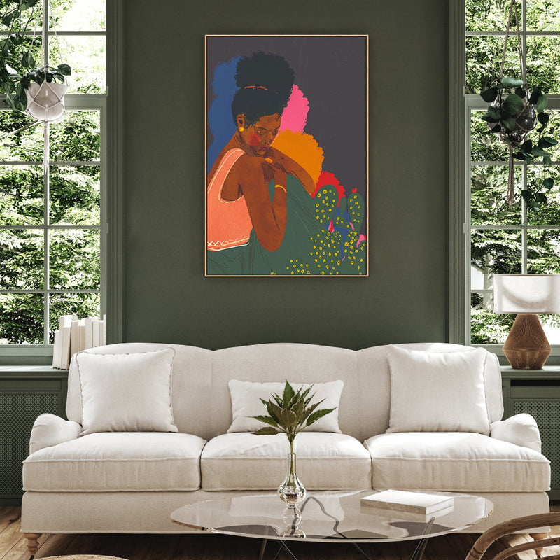 wall-art-print-canvas-poster-framed-Woman , By Gigi Rosado-GIOIA-WALL-ART