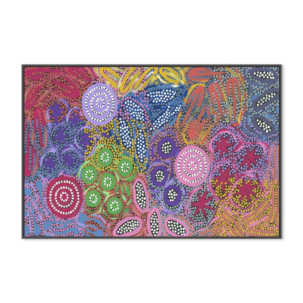 Woman’s Ceremony Dreaming By Michelle Possum Nungurrayi Aboriginal Painting Print