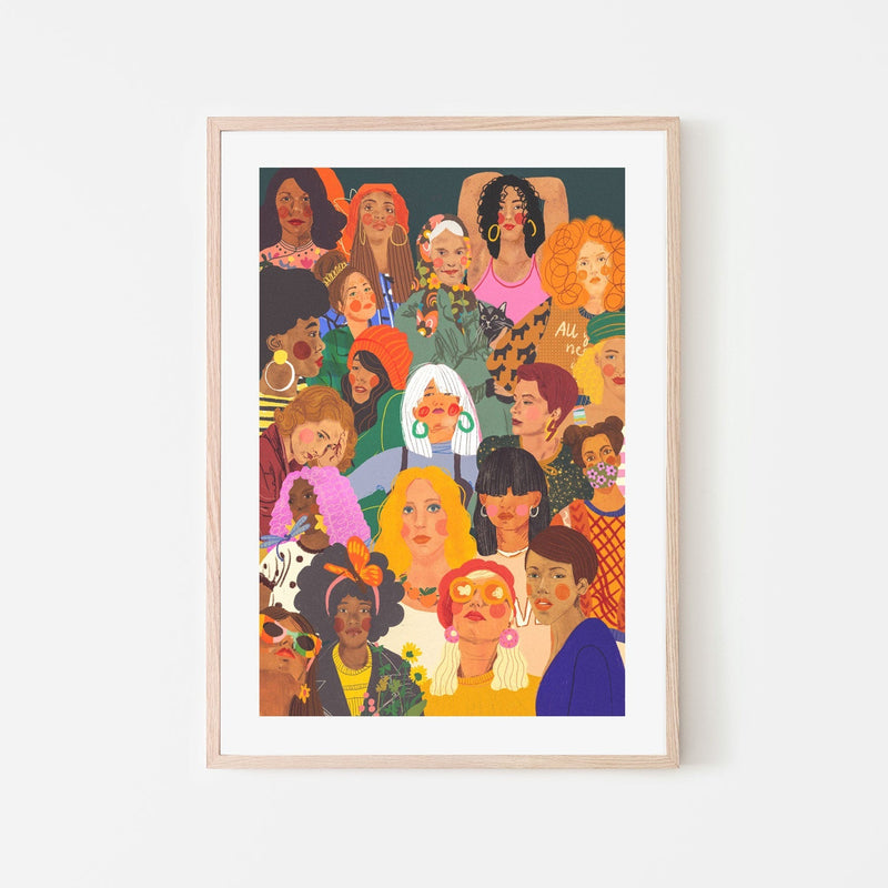 wall-art-print-canvas-poster-framed-Women , By Gigi Rosado-GIOIA-WALL-ART