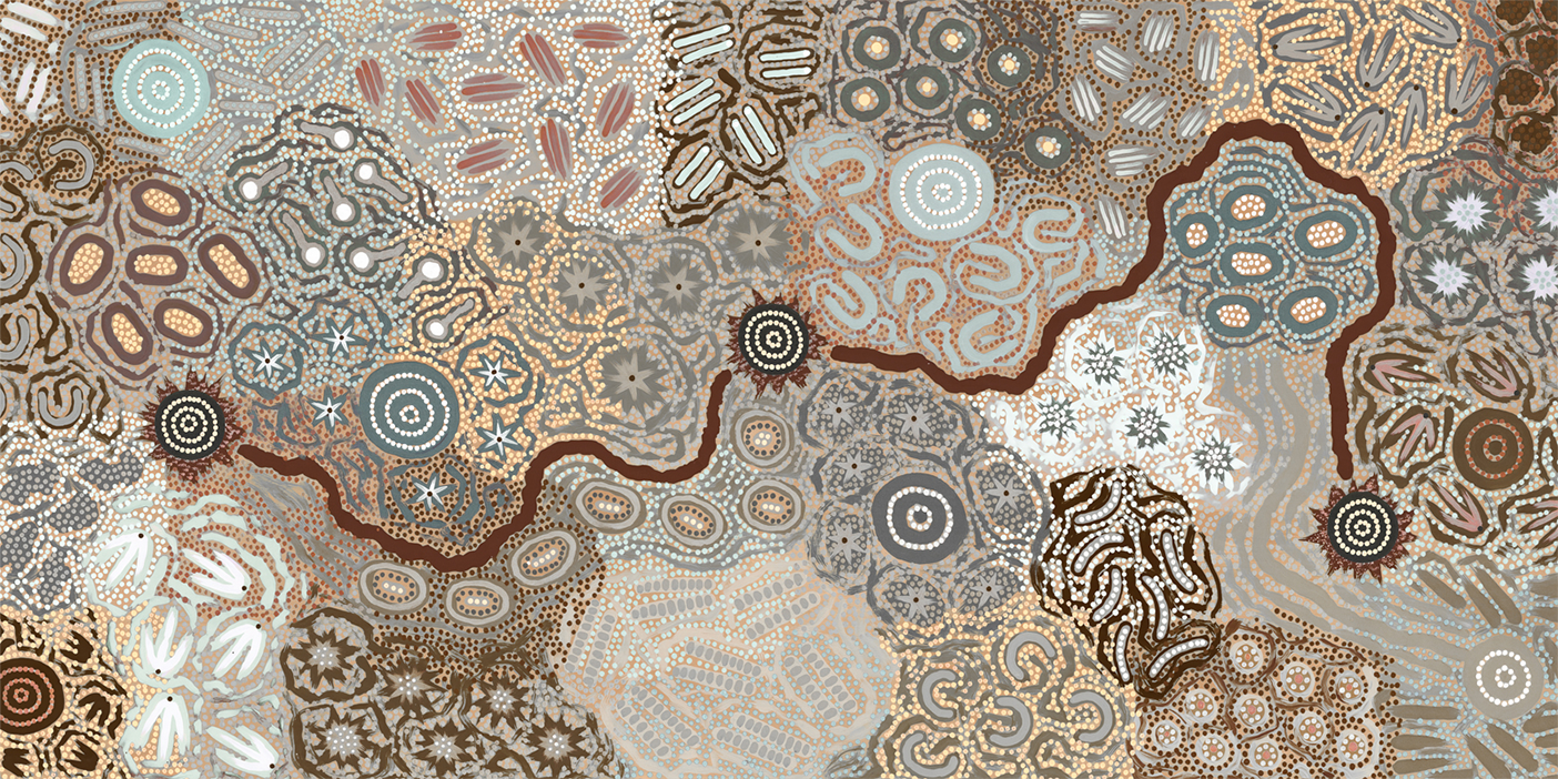 wall-art-print-canvas-poster-framed-Women's Ceremony Dancing Feather, Brown Tone , By Azeza Possum-1