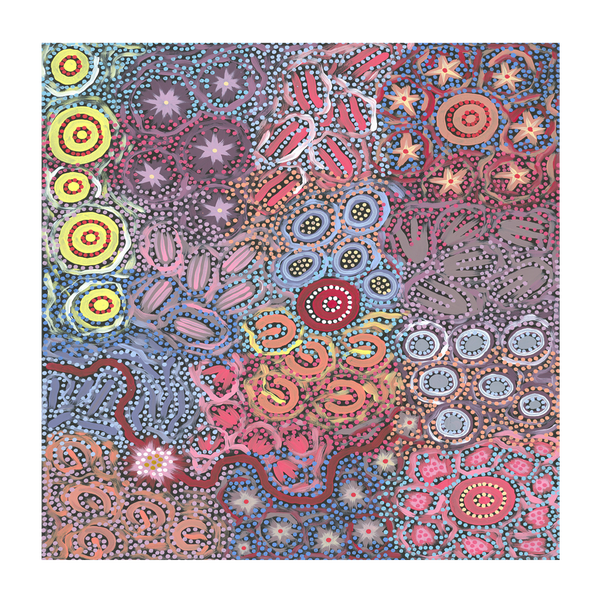 wall-art-print-canvas-poster-framed-Women's Dancing Ceremony , By Azeza Possum-GIOIA-WALL-ART