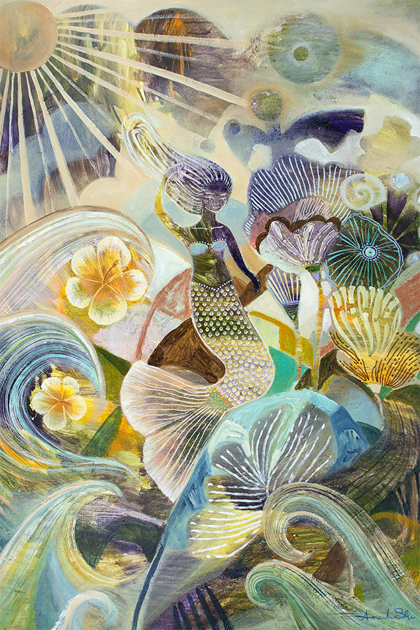 wall-art-print-canvas-poster-framed-Wonderland, Style A-1