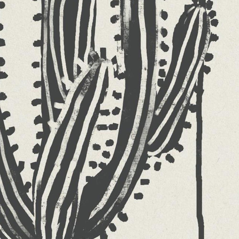 wall-art-print-canvas-poster-framed-Woodcut Cactus, Style A & B, Set Of 2-15