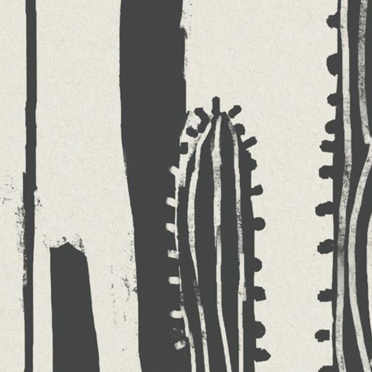 wall-art-print-canvas-poster-framed-Woodcut Cactus , Style B-10