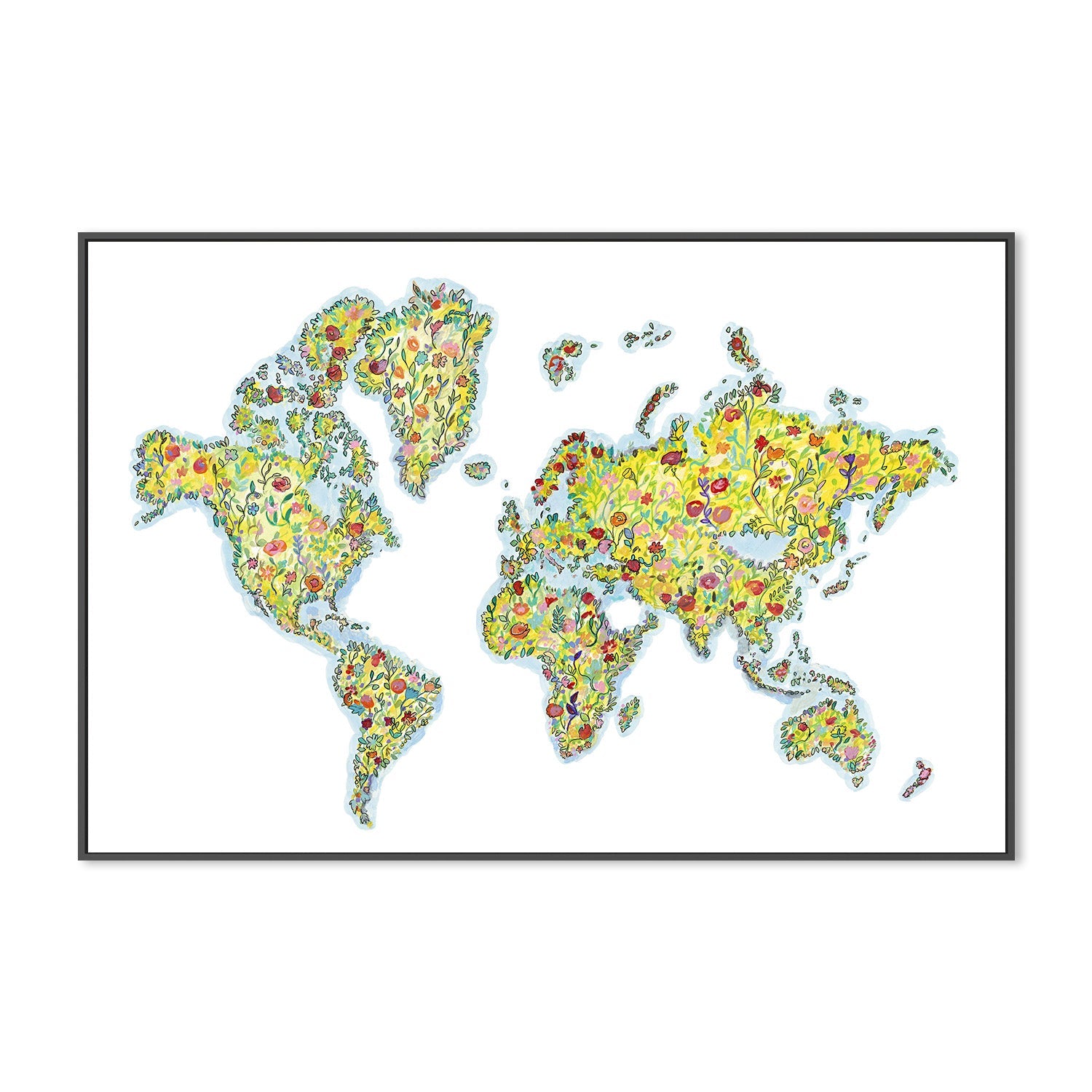 wall-art-print-canvas-poster-framed-World Flower , By CJ Swanson-3