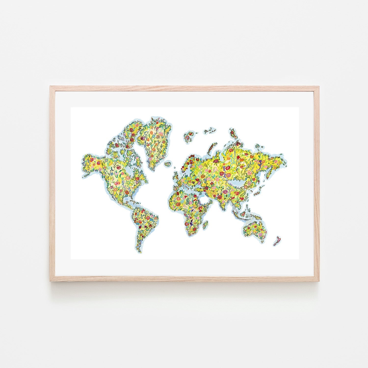 wall-art-print-canvas-poster-framed-World Flower , By CJ Swanson-6