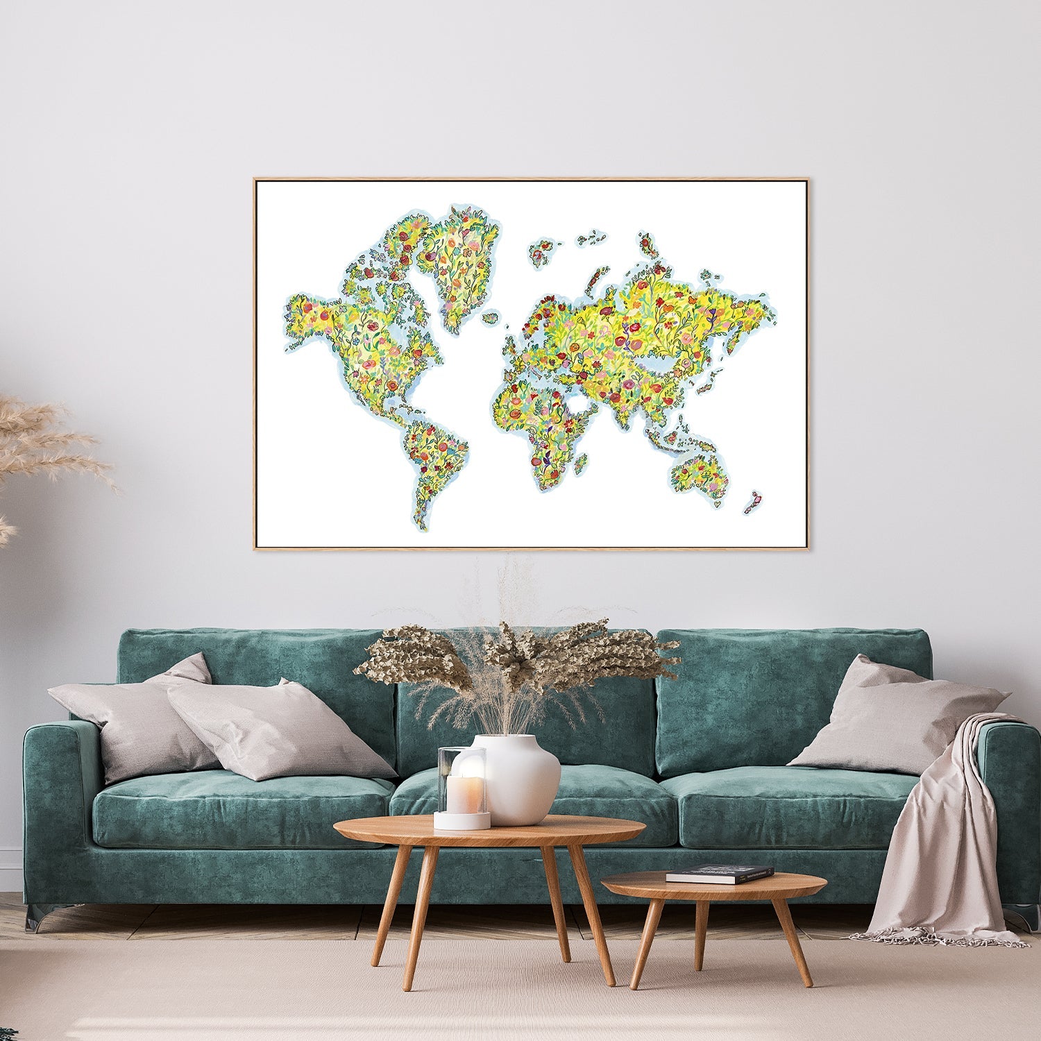 wall-art-print-canvas-poster-framed-World Flower , By CJ Swanson-7