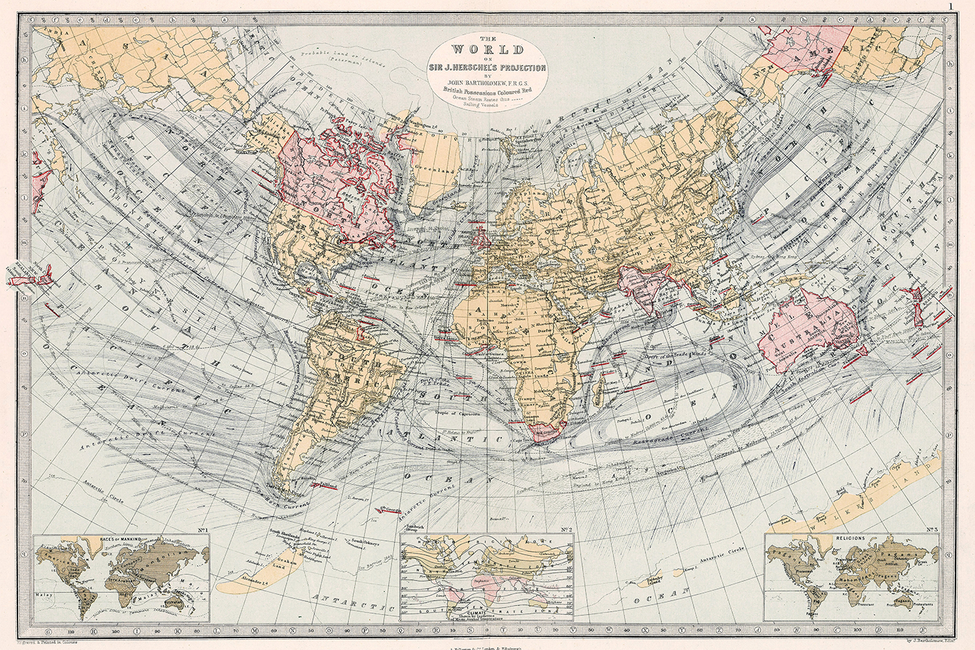 wall-art-print-canvas-poster-framed-World Map , By Adam Shaw-1