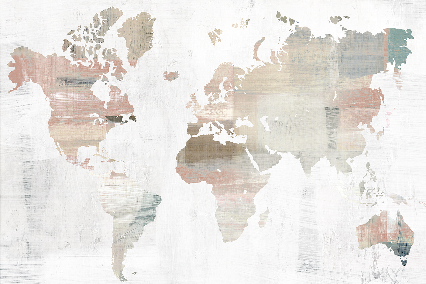 wall-art-print-canvas-poster-framed-World Traveler's Map , By Isabelle Z-1