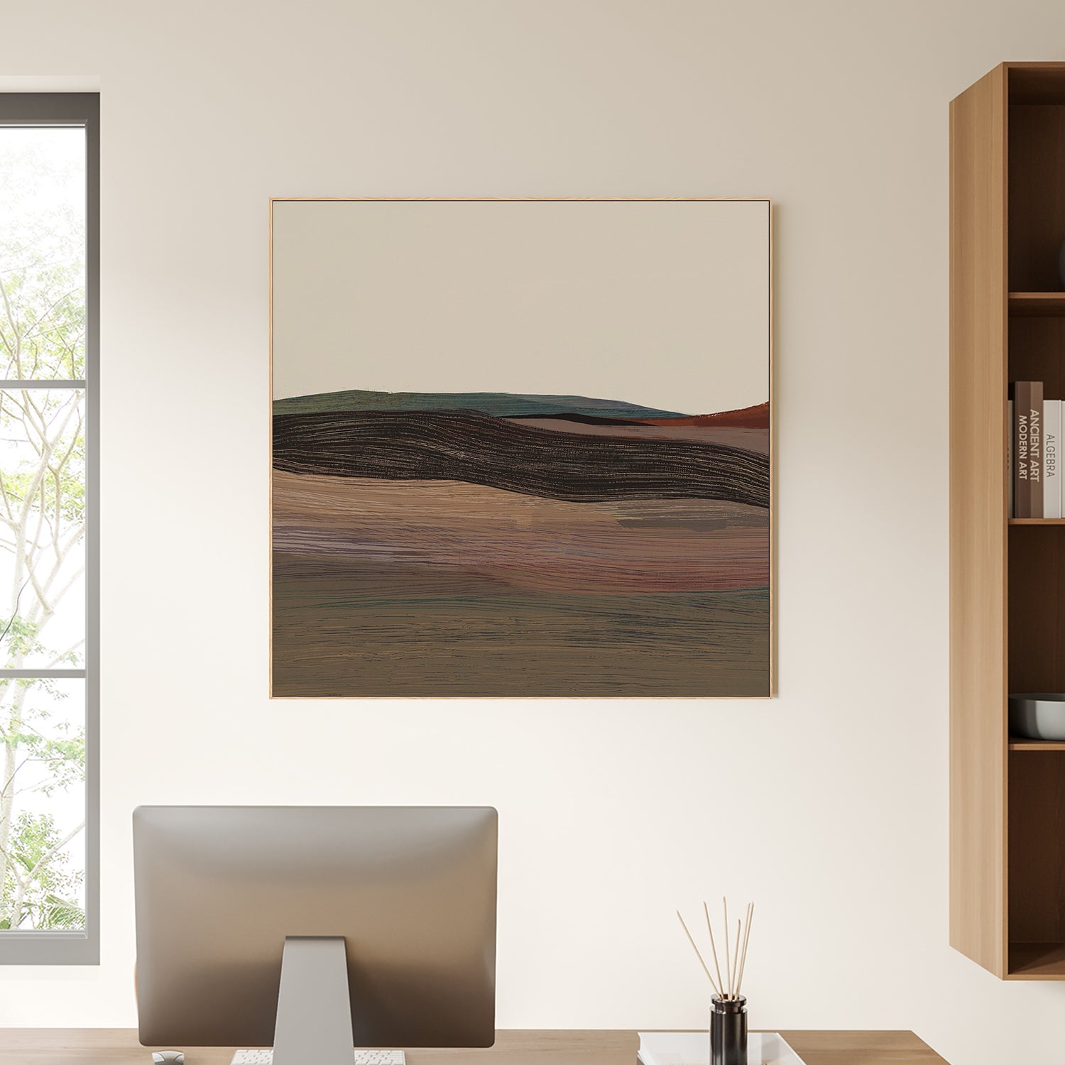 wall-art-print-canvas-poster-framed-Woven Plain #1-2