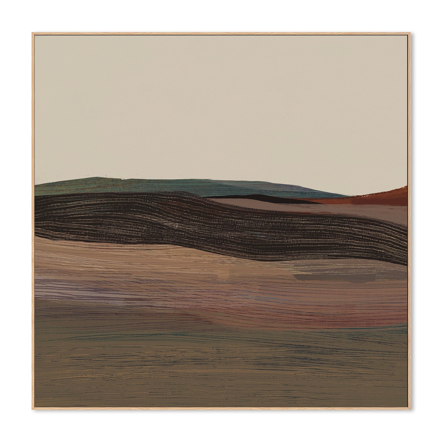 wall-art-print-canvas-poster-framed-Woven Plain #1-4