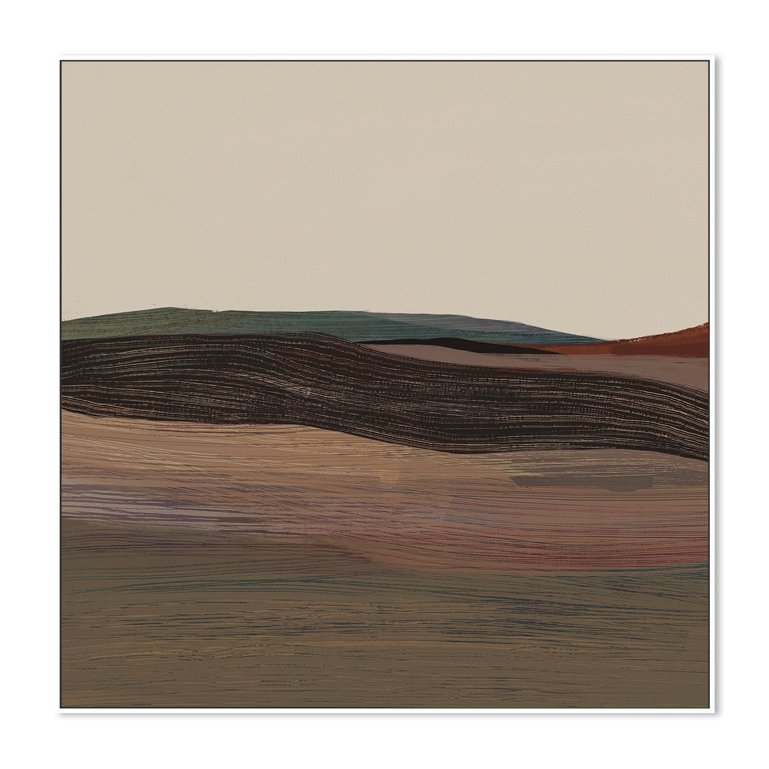 wall-art-print-canvas-poster-framed-Woven Plain #1-5