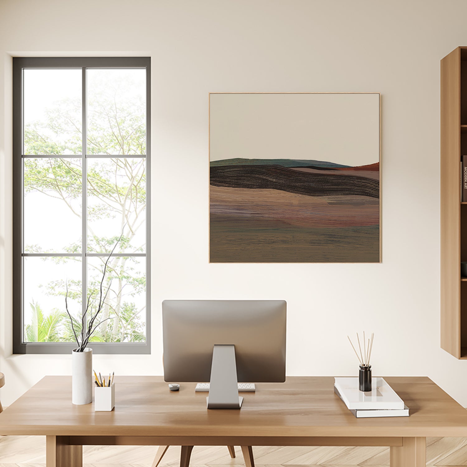 wall-art-print-canvas-poster-framed-Woven Plain #1-7