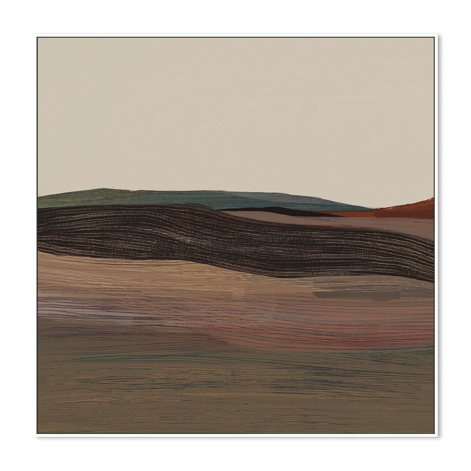 wall-art-print-canvas-poster-framed-Woven Plain, Style A-5