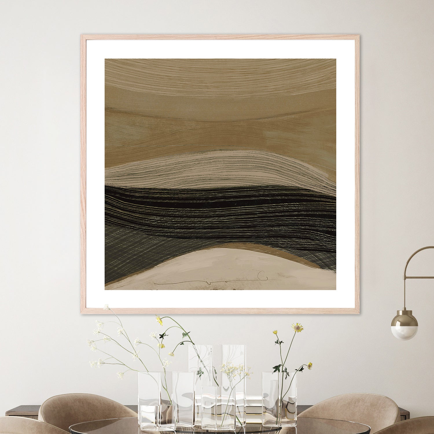 wall-art-print-canvas-poster-framed-Woven Plain, Style B-8