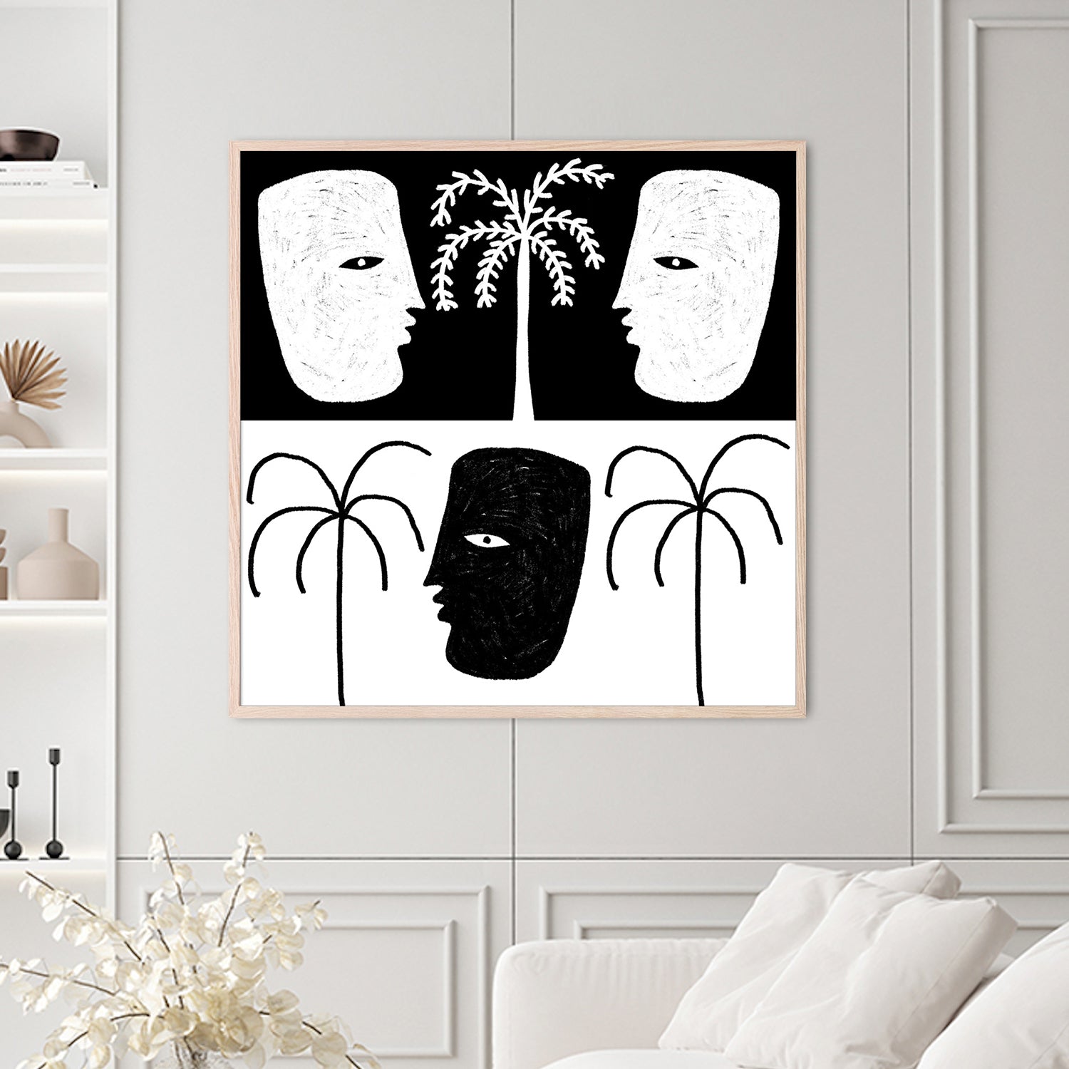 wall-art-print-canvas-poster-framed-Yearning, Style A-2