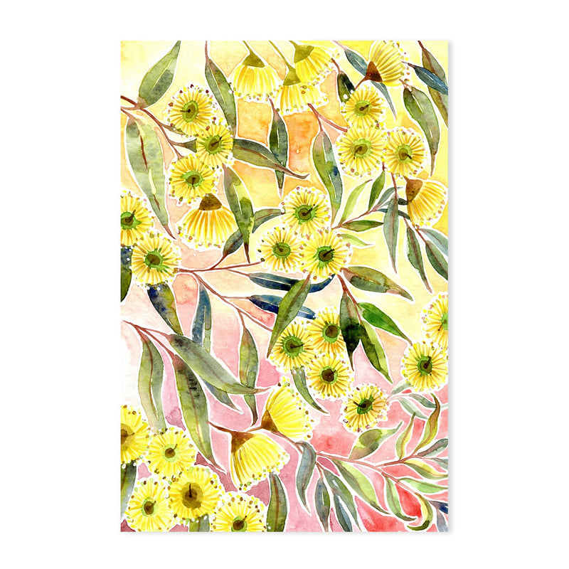 Yellow Gum Blossoms , By Jessie Mitchelson