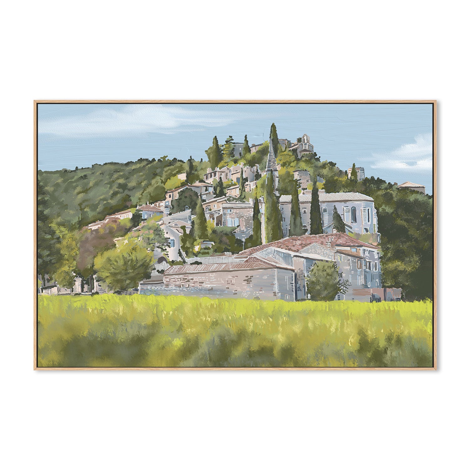 wall-art-print-canvas-poster-framed-“Yes”, La Roque-Sur-Cèze’, France, 2024 , By Jenna Alheit-4
