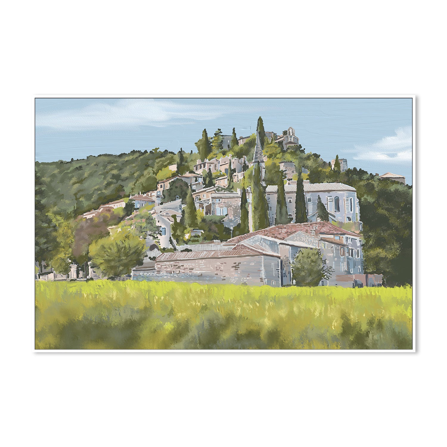 wall-art-print-canvas-poster-framed-“Yes”, La Roque-Sur-Cèze’, France, 2024 , By Jenna Alheit-5