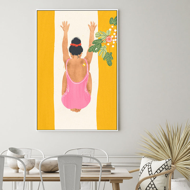 wall-art-print-canvas-poster-framed-Yoga Time , By Gigi Rosado-GIOIA-WALL-ART