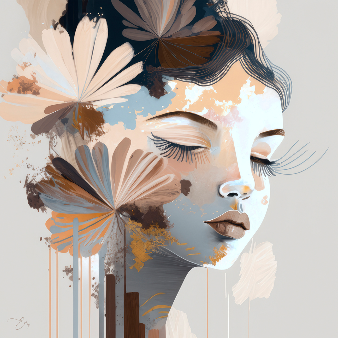 wall-art-print-canvas-poster-framed-Zahrah, By Bella Eve , By Bella Eve-1