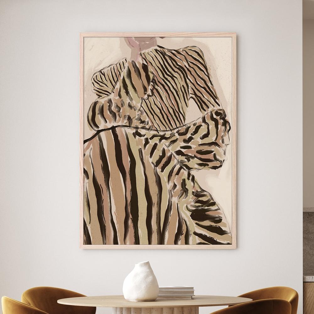 wall-art-print-canvas-poster-framed-Zebra Elegance-2