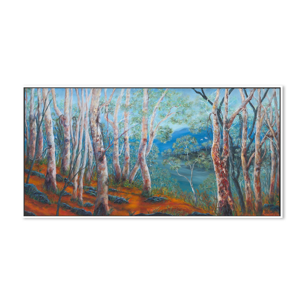 Warm Forest Glow-by-Sharon DeSailly-wall-art-print-canvas-poster-framed-Gioia