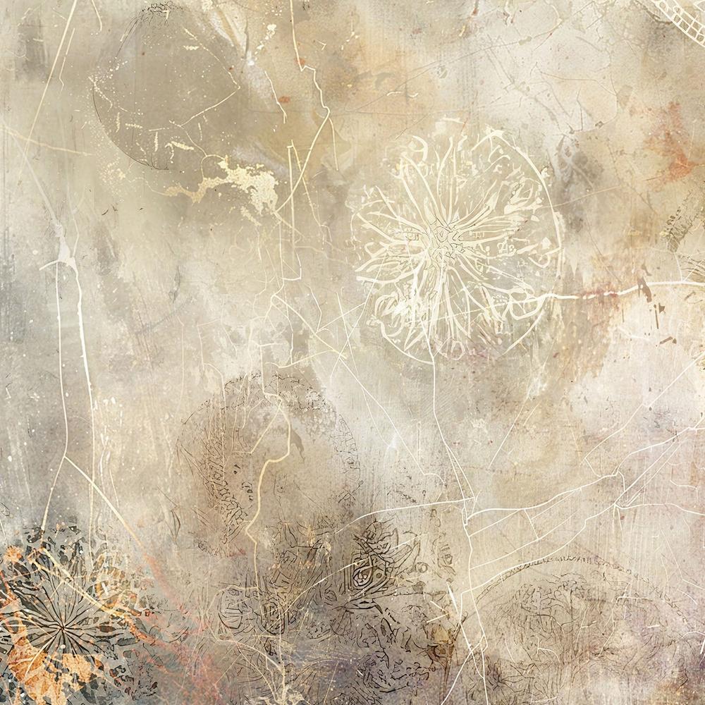 Weathered Organic Circles-by-Rafal Kulik-wall-art-print-canvas-poster-framed-Gioia