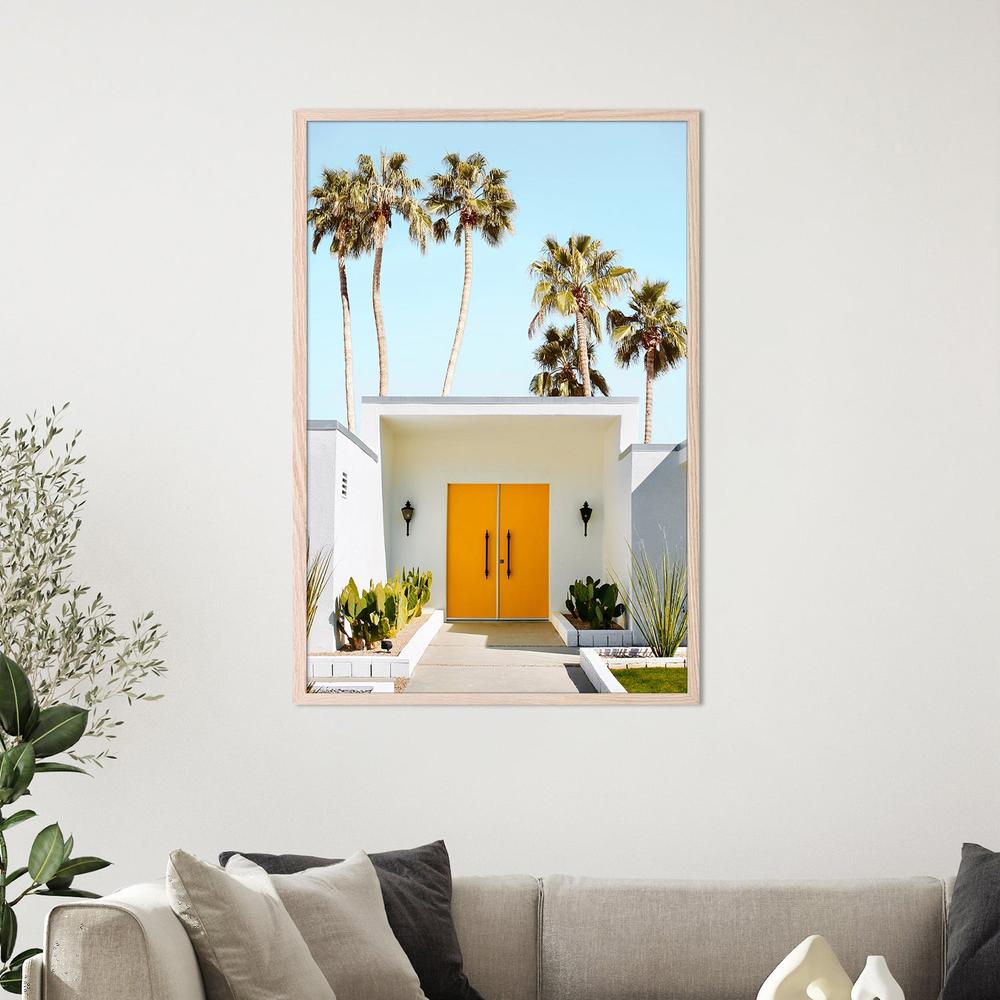 Welcome To Palm Springs-by-Gal Pittel-wall-art-print-canvas-poster-framed-Gioia