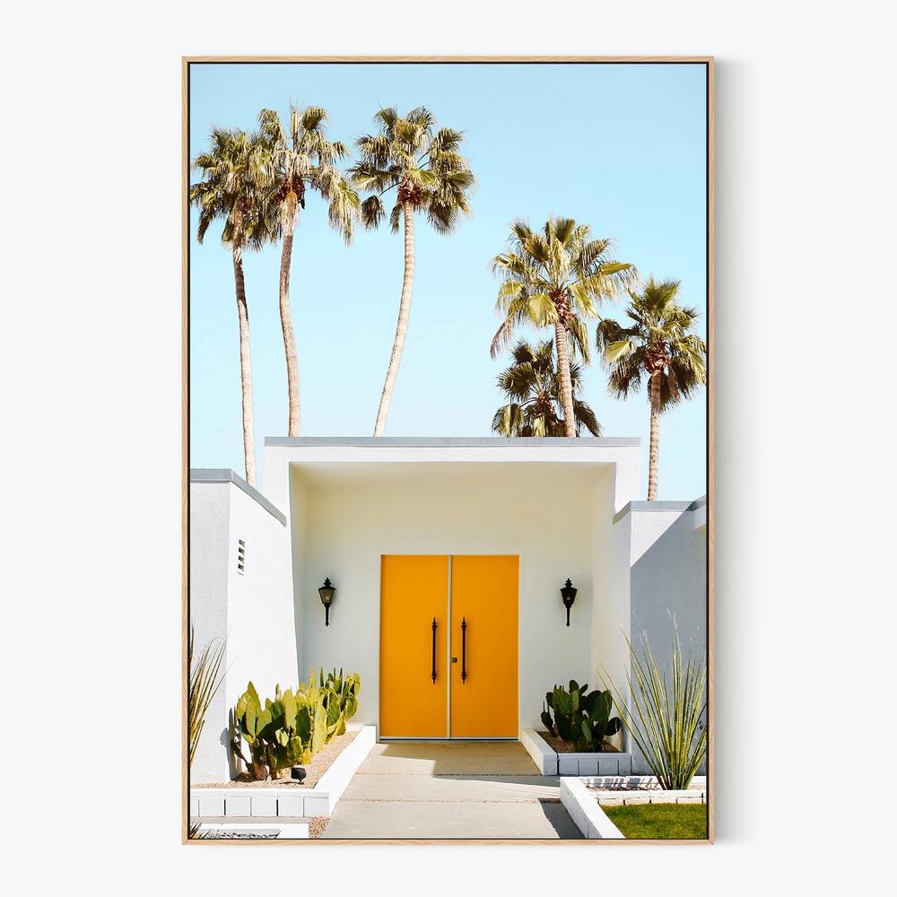 Welcome To Palm Springs-by-Gal Pittel-wall-art-print-canvas-poster-framed-Gioia