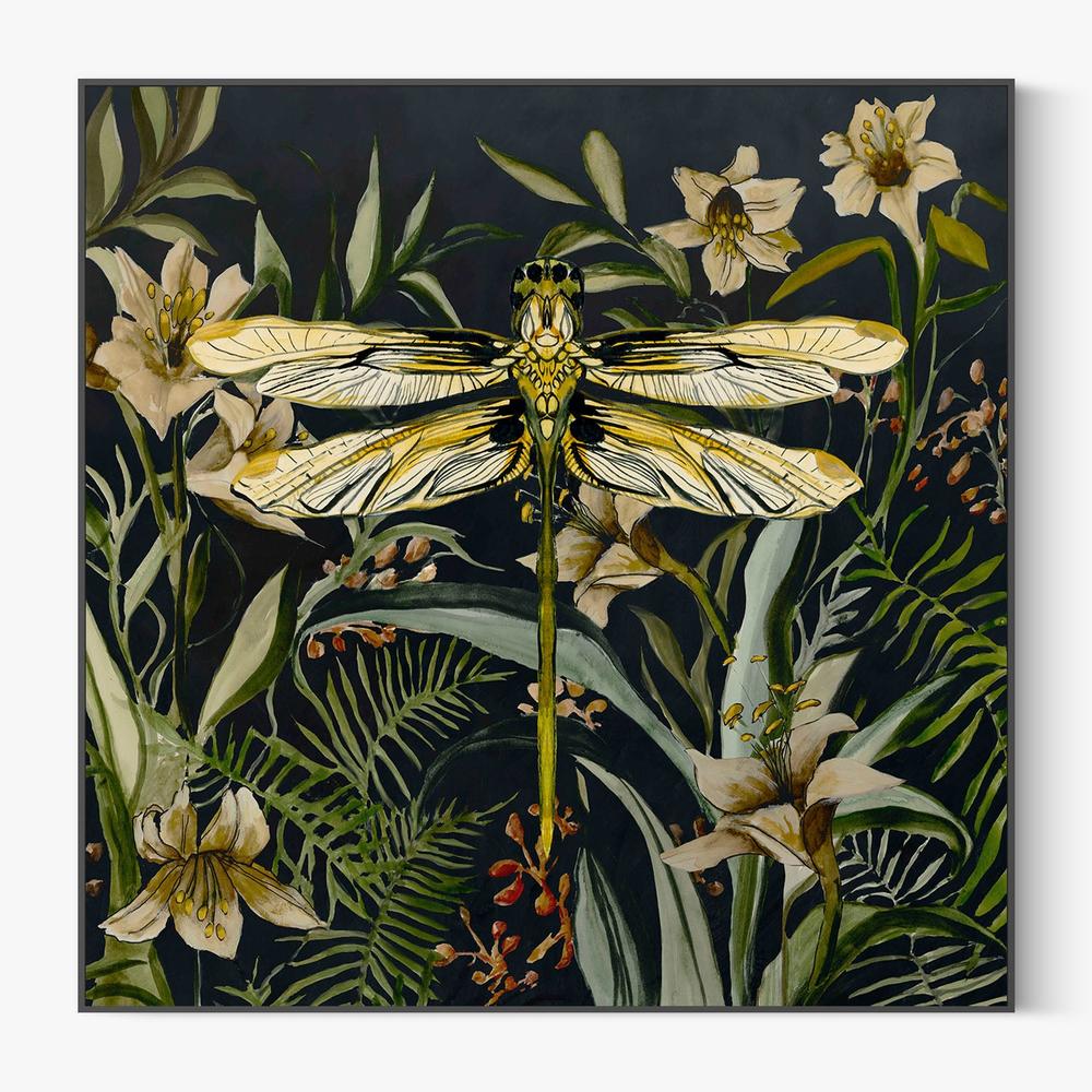 Whispers of the Dragonfly-by-Jacob Q-wall-art-print-canvas-poster-framed-Gioia