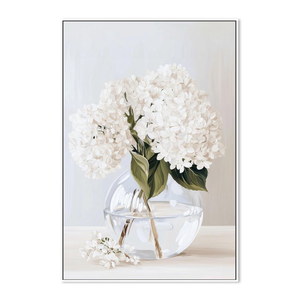White Hydrangeas Vase-by-Stephanie Jeuffroy-wall-art-print-canvas-poster-framed-Gioia