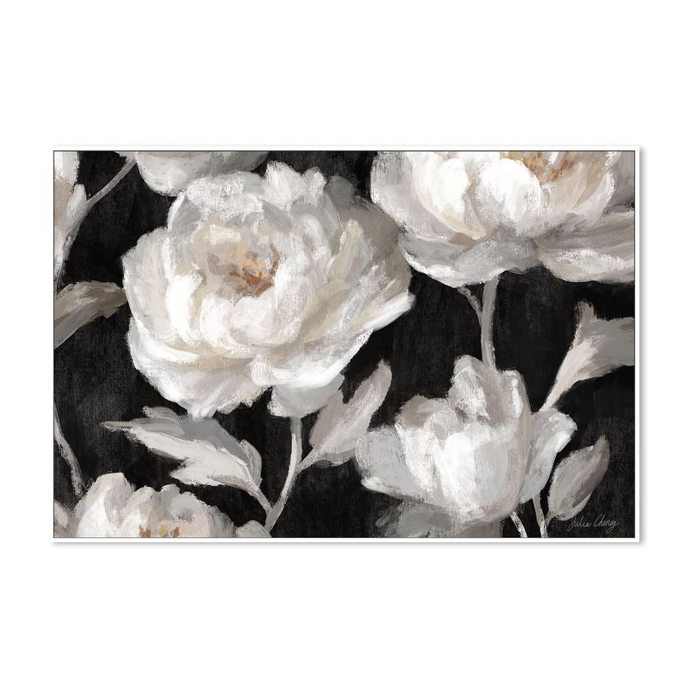 wall-art-print-canvas-poster-framed-White Peonies On Black-5