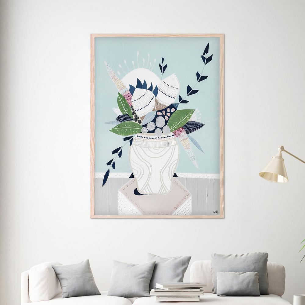Wild Bankisa Bouquet-by-Ani Ipradjian-wall-art-print-canvas-poster-framed-Gioia