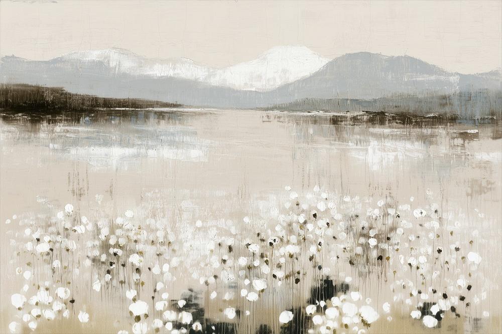 Wildflower Lake And Range-by-Chromatic Storm Studio-wall-art-print-canvas-poster-framed-Gioia